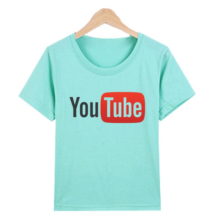 Áo thun nữ Cotton tay ngắn in hình Yotube xì teen ATNK 1078