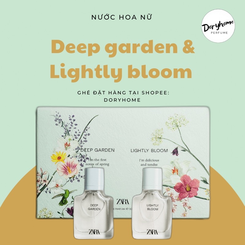 NƯỚC HOA NỮ ZARA DEEP GARDEN & LIGHTLY BLOOM