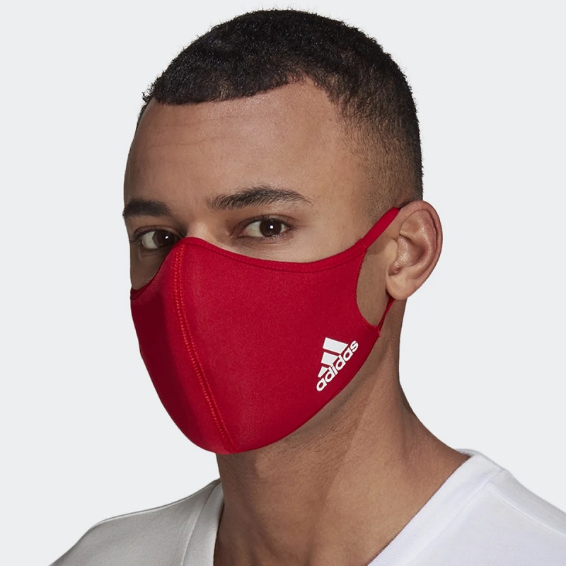 Khẩu trang vải Adidas Originals chính hãng Unisex vải cao cấp kháng khuẩn 2 lớp tái sử dụng Freesize