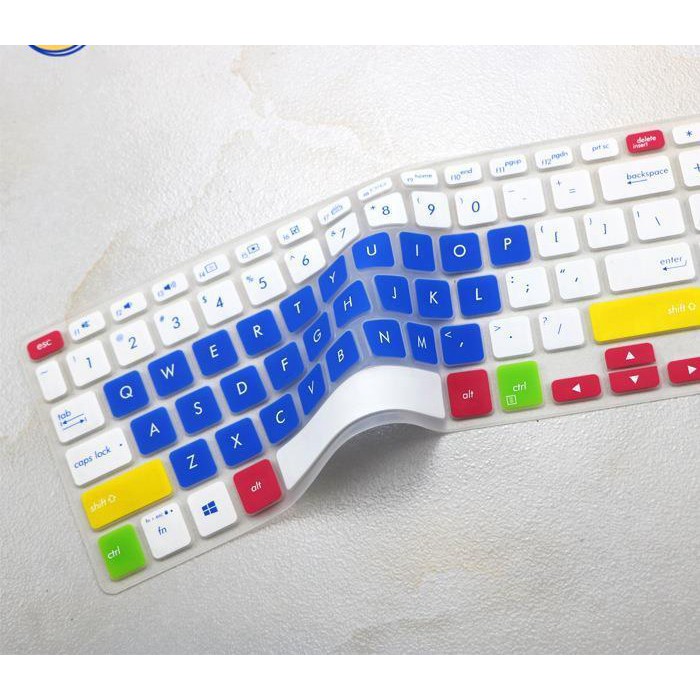 Miếng dán silicone bảo vệ bàn phím laptop Asus Vivobook 15.6 Inch D.F