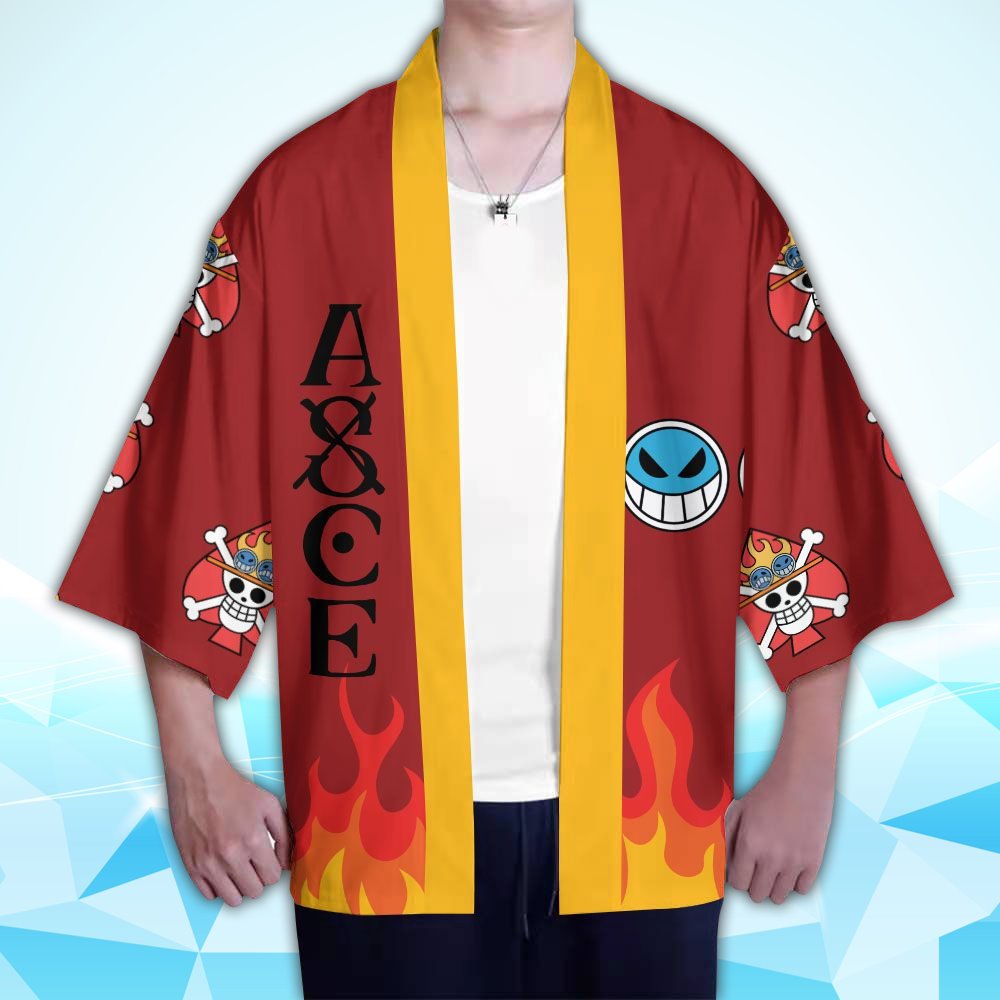 Mới Áo Choàng Ngủ Hóa Trang Nhân Vật Ace Phim ONE PIECE