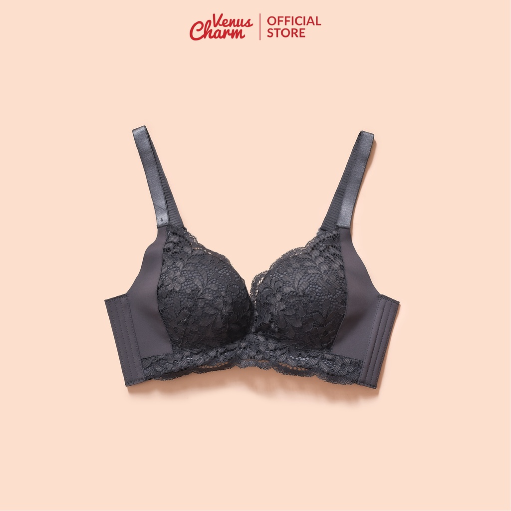 Áo lót nữ Venus Charm ren đệm dày nâng ngực 4cm cho form ngực nhỏ 6018