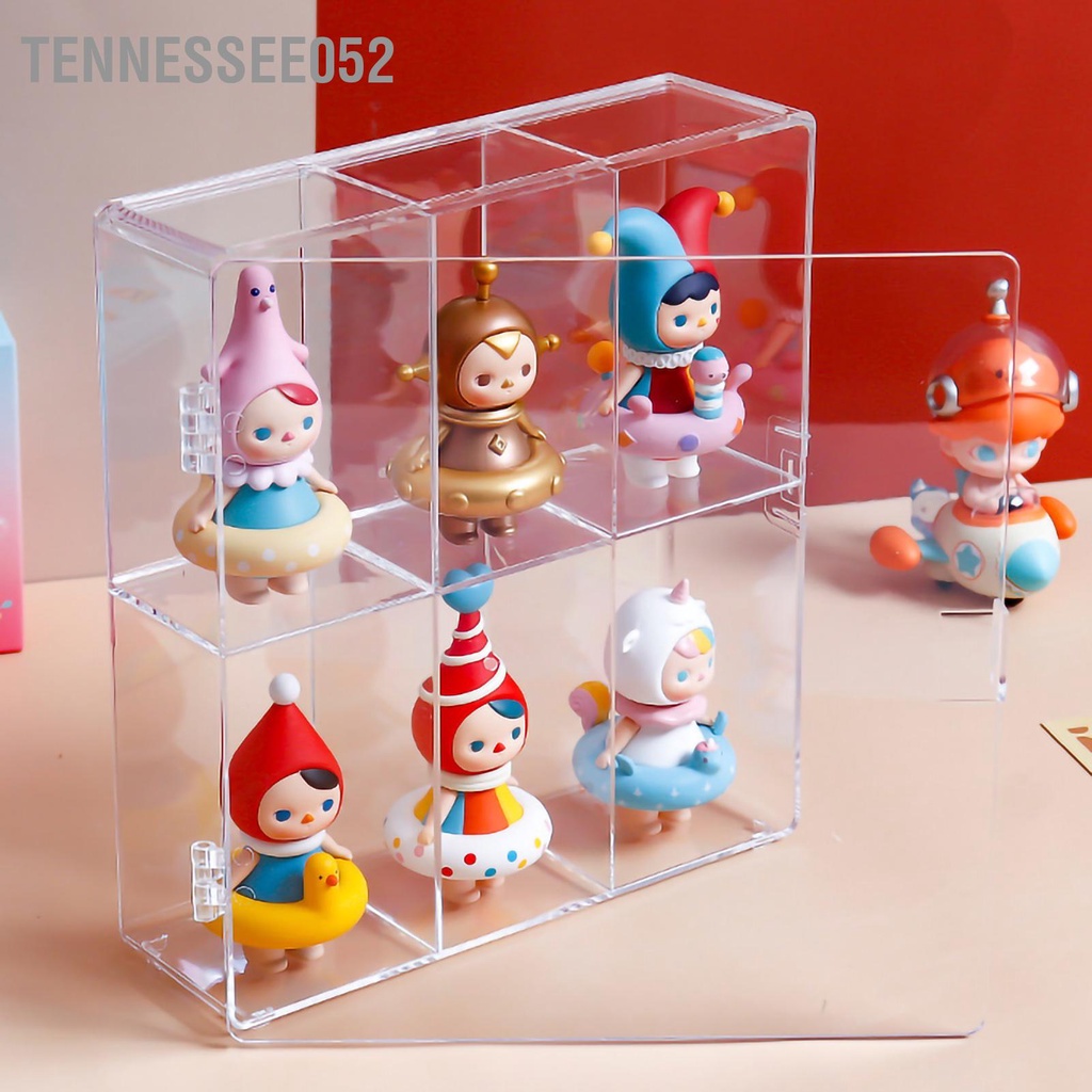 [Hàng Sẵn] Hộp trưng bày Mô Hình Popmart , Búp Bê trong suốt Acrylic hai lớp Chống bụi【Tennessee052】