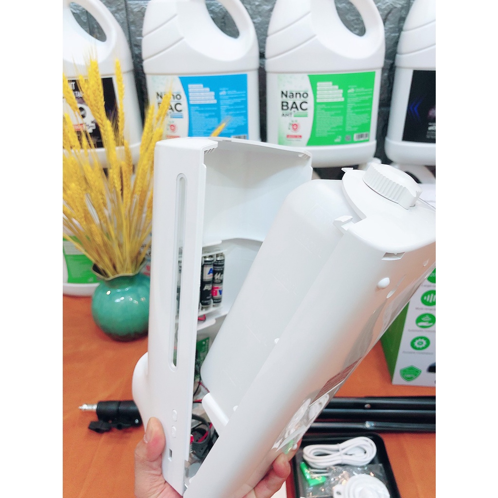 Máy Rửa Tay, Đo Thân Nhiệt Tự Động K9 Pro Plus, Tiếng Việt