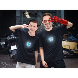 Áo thun Iron man sáng đèn cảm ứng âm thanh