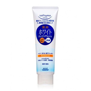 Sữa rửa mặt Kose Softymo White 220g (Trắng)