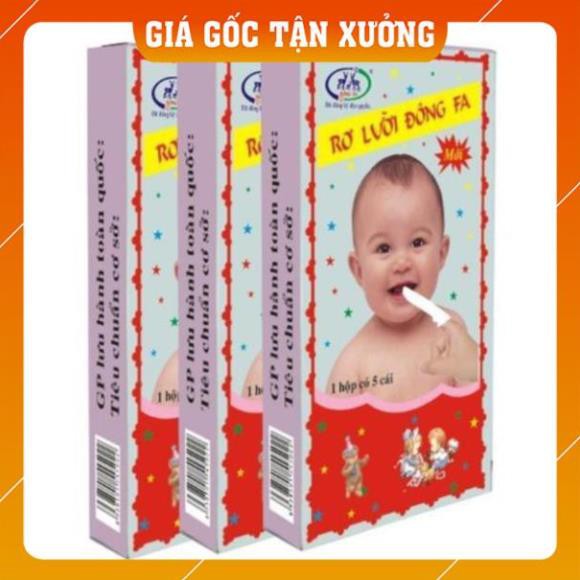 Gạc Rơ Lưỡi Đông Fa Cho Bé - (1 Hộp 5 Chiếc)