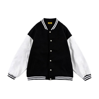 Áo Khoác Varsity Jacket LUCID STUDIO bomber bóng chày basic nam nữ form rộng - Local Brand