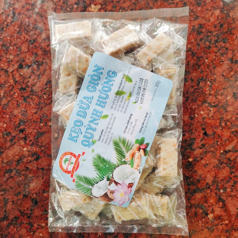 Kẹo dừa giòn Quỳnh Hương 300g