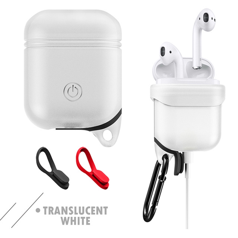 Vỏ Bảo Vệ Hộp Đựng Tai Nghe Airpods Chống Sốc Không Thấm Nước Có Móc Khóa Tiện Dụng