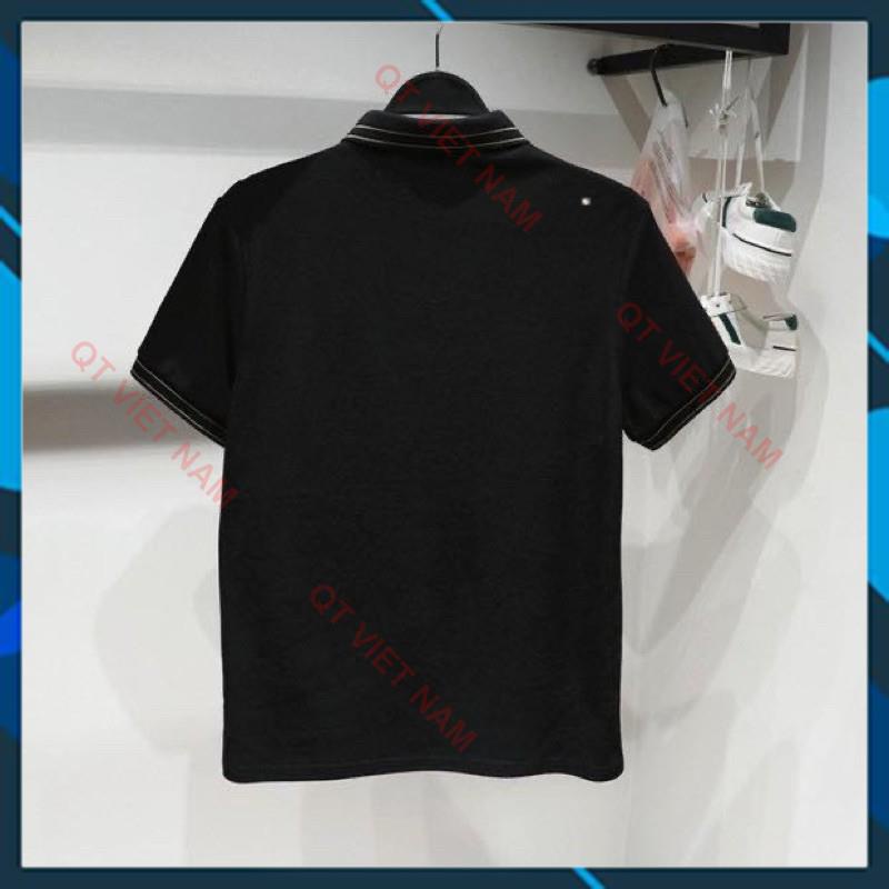 [ẢNH THẬT] Áo polo sọc viền cổ chất thun cá xấu 🌸áo thun nam🌸 áo về màu đen QTVN | BigBuy360 - bigbuy360.vn