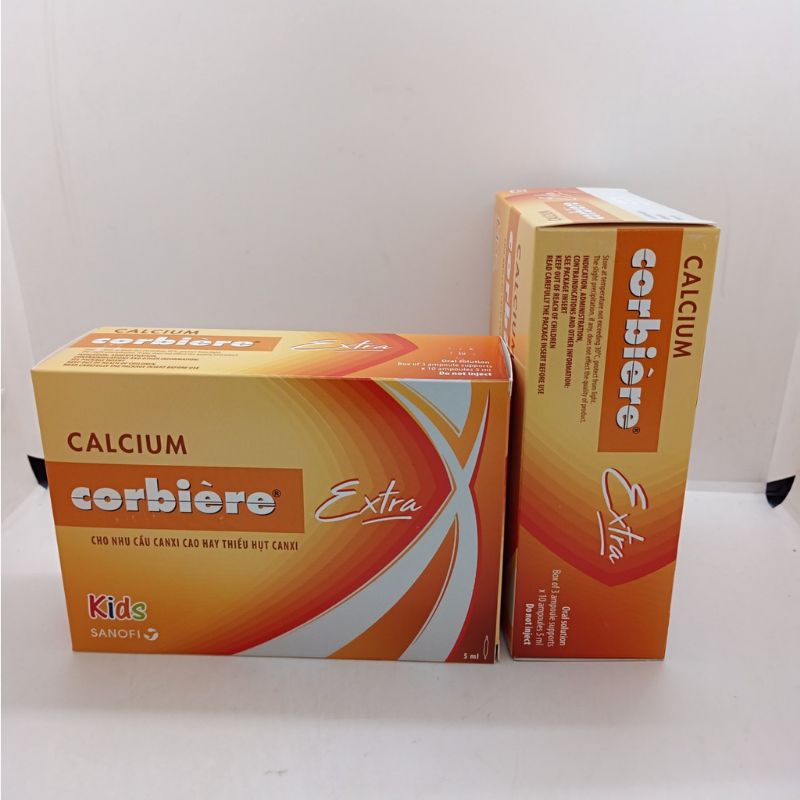 [ Chính hãng] Can xi corbiere trẻ em mẫu mới