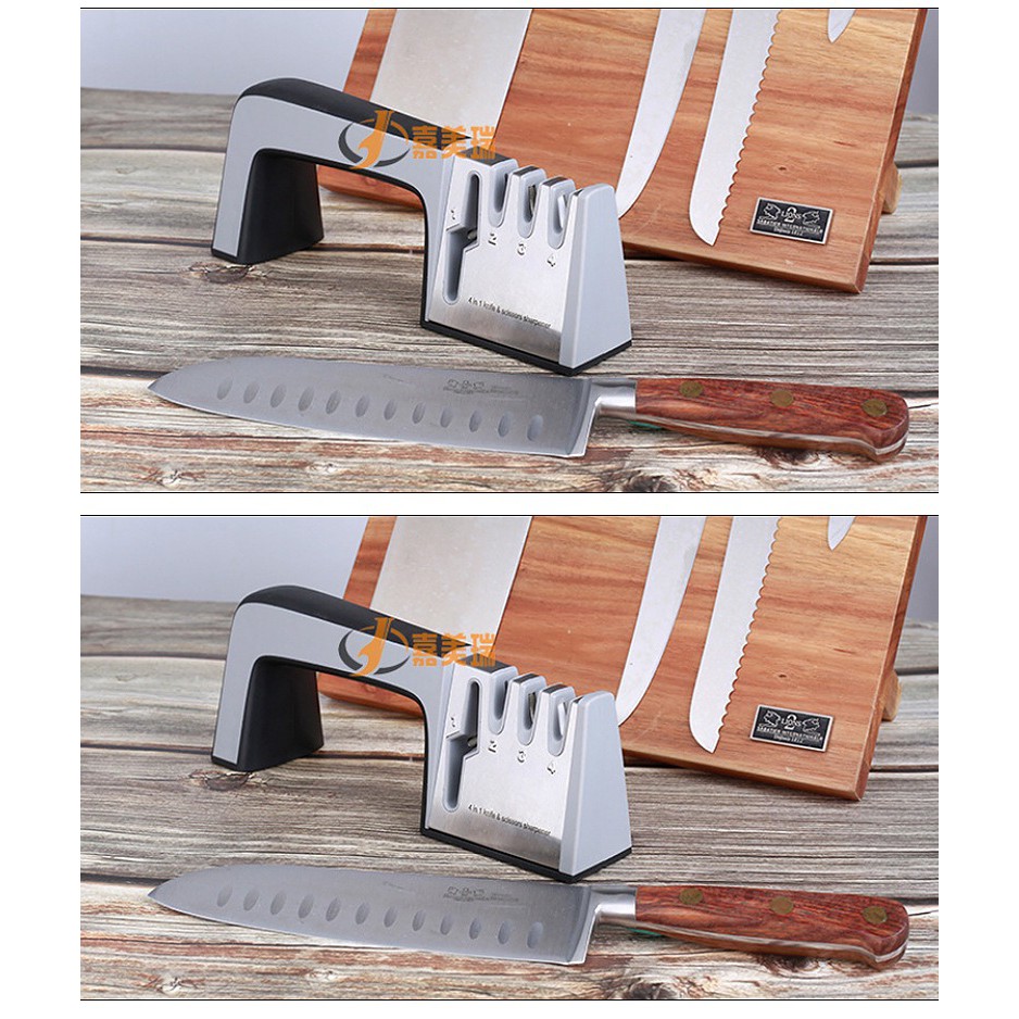 dụng cụ mài dao [GIÁ GỐC] máy mài dao 4 khe 4 rãnh đa năng cần có trong mỗi căn bếp