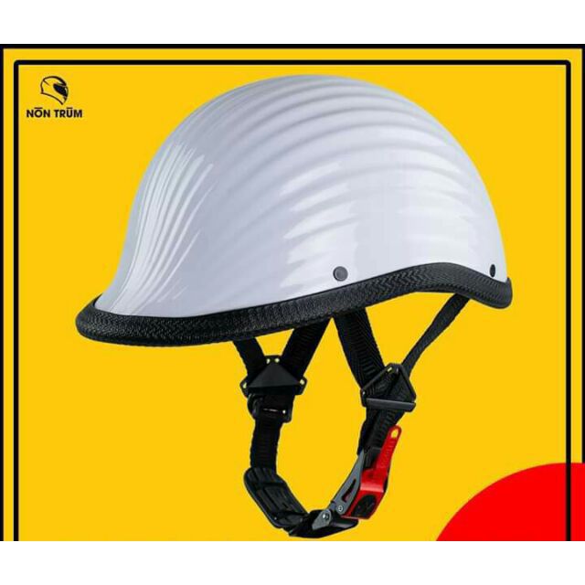 Mũ Bảo Hiểm 1/2 Nửa Đầu Vỏ Sò Nam Nữ Cao Cấp