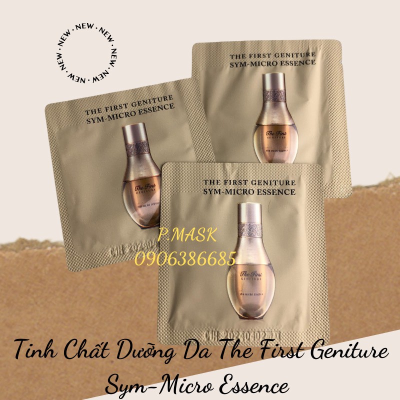 GÓI TINH CHẤT SIÊU VI OHUI THE FIRST Sym Micro Essence trẻ hóa làn da chống lão hóa mạnh mẽ 1ml