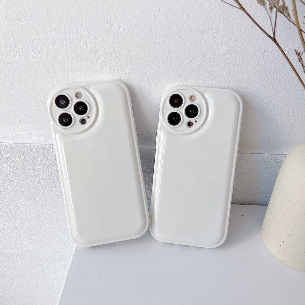 Ốp Điện Thoại tpu Mềm Chống Sốc Màu Trơn Cho Iphone 7G 7P SE 2020 1413 12 11 Pro Max XS Max XR X XS