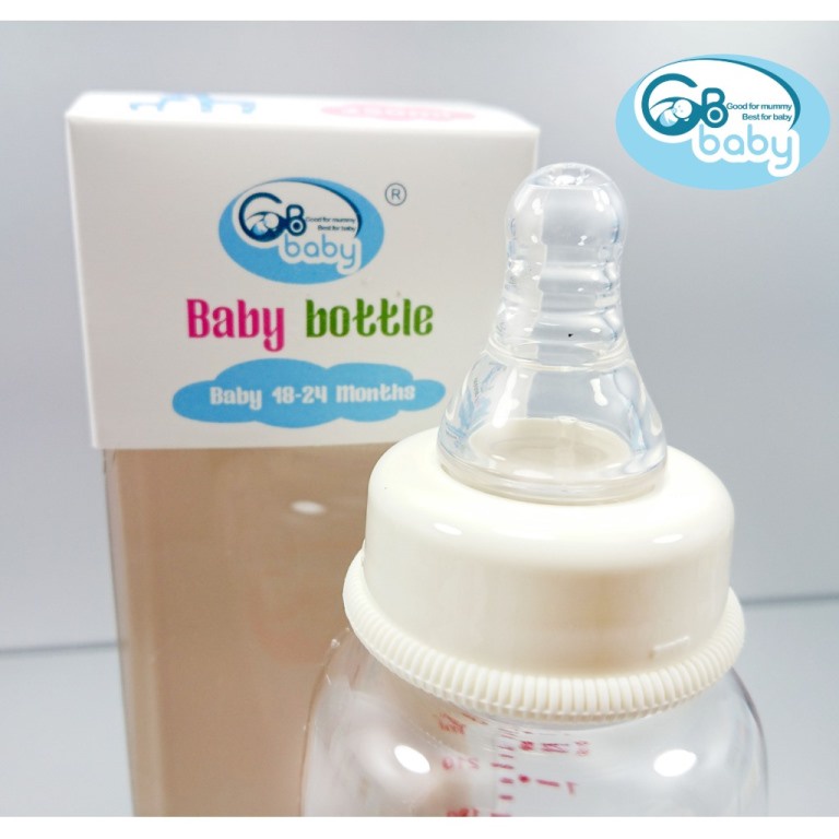 150ml / 250ml - Bình sữa nhựa cổ hẹp cao cấp không BPA - GB BABY (Công nghệ Hàn Quốc)