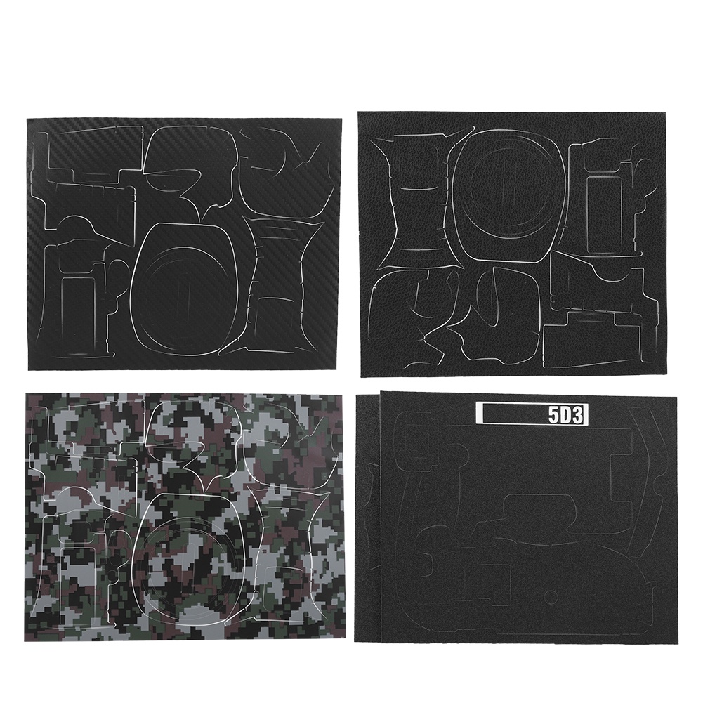 DSLR Camera Body Cover Kit Stickers Protective Skin Decoration Fit for Canon SLR 5D3