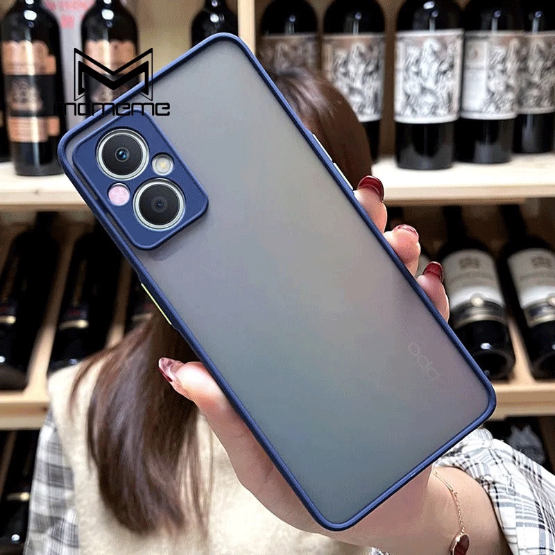 Ốp Điện Thoại Acrylic Cứng Có Khung Bảo Vệ Camera Cho OPPO Reno 8T 8 5G 8Z 7Z 7 SE