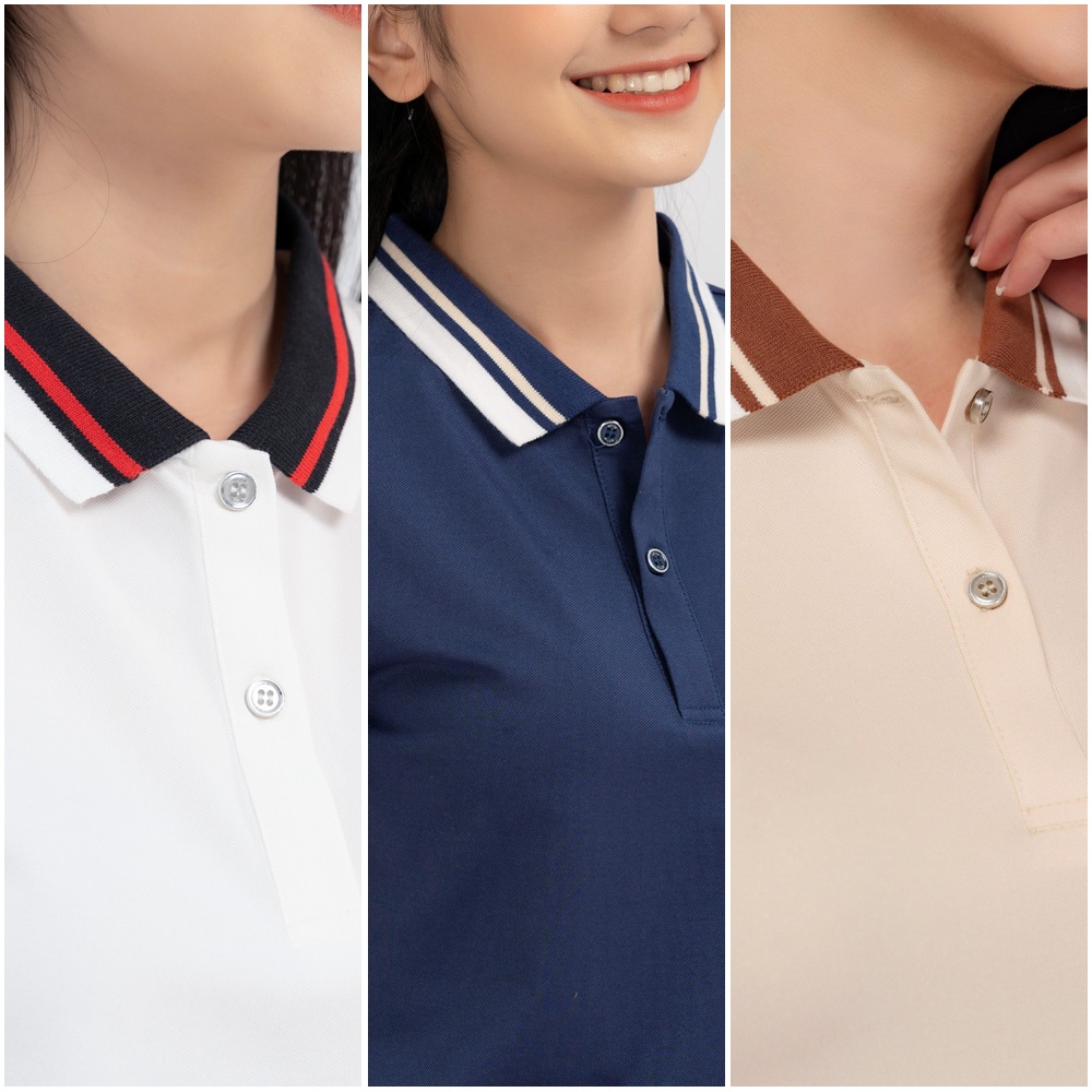 Áo polo nữ mắt chim YODY áo phông cao cấp , vải thoáng mát, thun hút ẩm tốt yody fashion APN3706 | BigBuy360 - bigbuy360.vn
