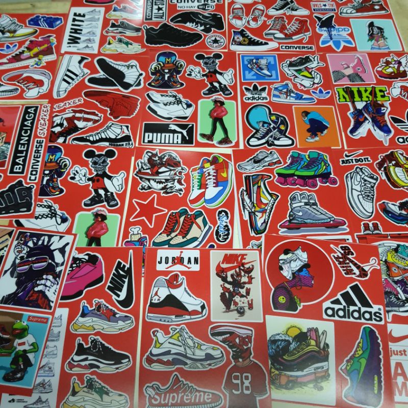 Hình dán sticker decor trang trí mũ bảo hiểm,vali,laptop,xe gắn máy