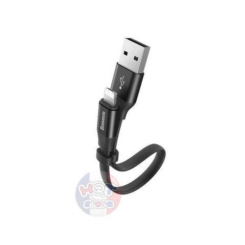 Cáp Sạc Baseus chính hãng đa năng 2 In 1 Micro Usb – Lightning Dài 23cm