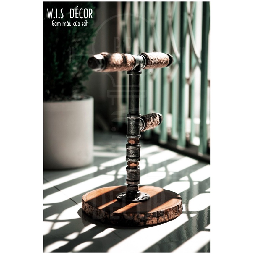 Giá Đỡ Tai Nghe, Đồng Hồ - Kệ Treo Headphone Để Bàn - Headphone Stand - Đế Gỗ Nguyên Khối Tự Nhiên