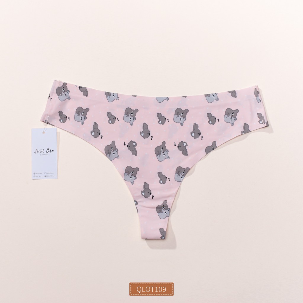 [Mã WABR2711 giảm 10% đơn 250K] Quần lót lọt khe Just Bra Họa tiết đáng yêu QLOT109 | BigBuy360 - bigbuy360.vn