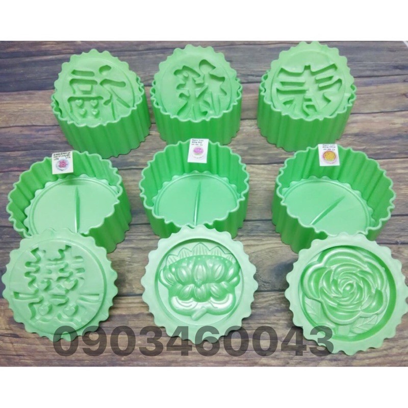 Khuôn nhấn xôi mẫu tròn 9cm 14cm nhựa cao cấp Ngọc Lan được chọn mẫu