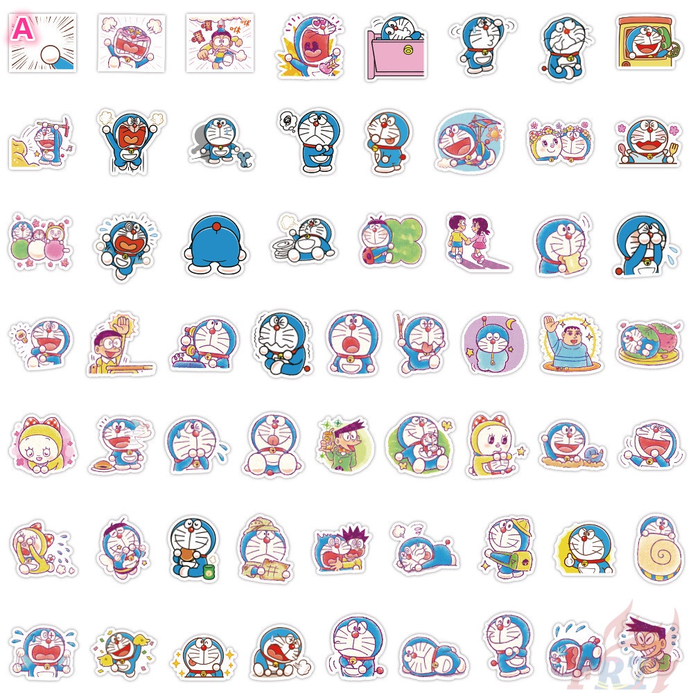 56 Cái / Bộ ☆ Hình Dán Doraemon ☆ Sticker Dán Tường Chống Thấm Nước Thời Trang