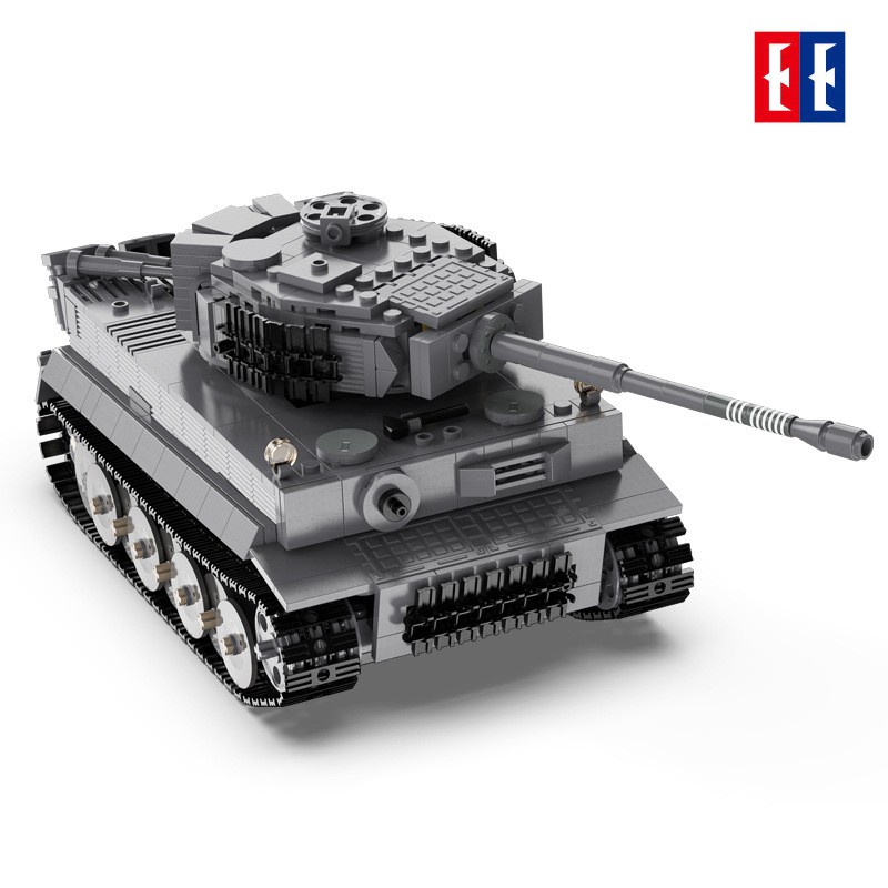 Đồ Chơi Lắp Ráp Kiểu LEGO TECHNIC Xe Tăng TIGER TANK Điều Khiển RC No.C61071 Với 925 Mảnh Ghép,Tặng Kèm Động Cơ Pin Sạc