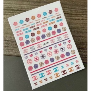 sticker thương hiệu dán móng