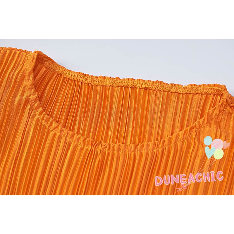 DUNEA Đầm Midi Tay Dài Màu Trơn Thiết Kế Thanh Lịch Cho Nữ