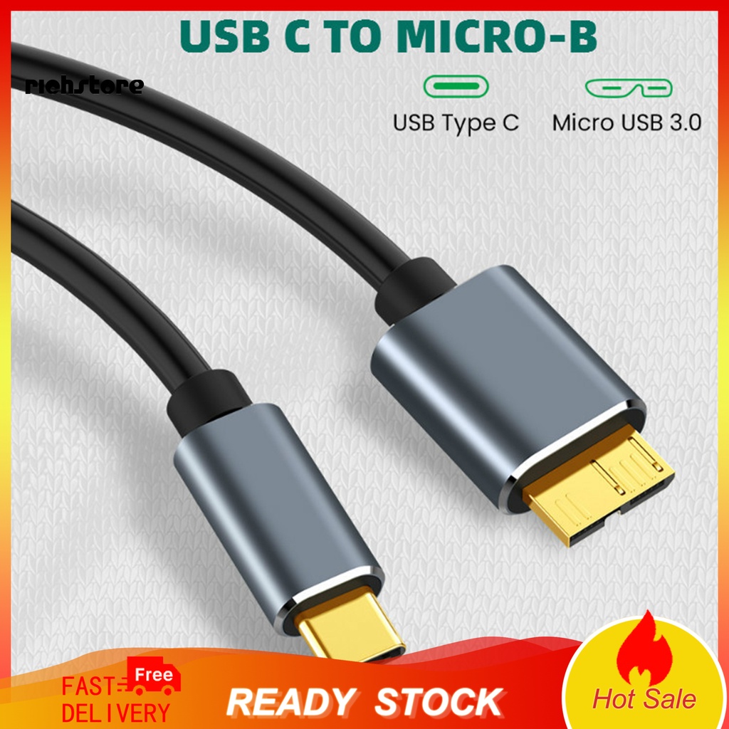 Cáp Chuyển Đổi USB 3.1 Type-c Sang USB 3.0 Micro-USB 5Gbps 50 / 100 / 150cm Cho PC