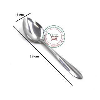 [1k] Muỗng súp inox Thìa súp inox