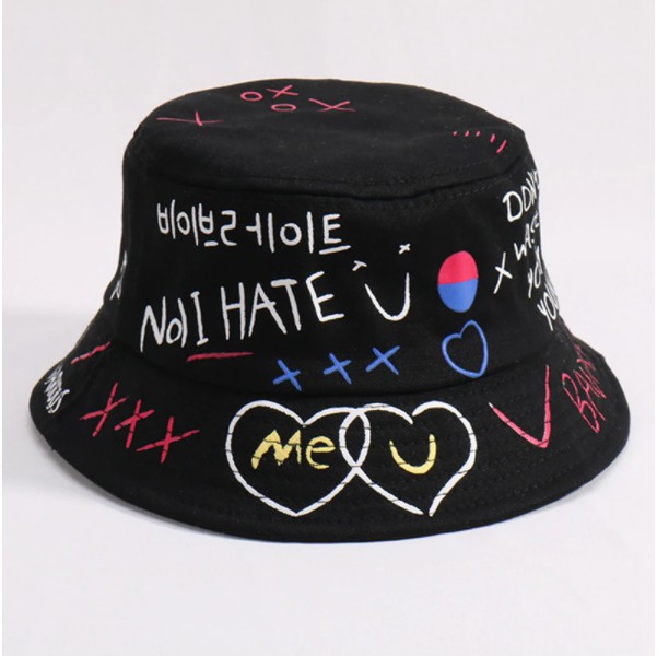 Mũ Bucket nam nữ họa tiết Graffiti 4 màu - ẢNH THẬT - Nón bucket tai bèo nam nữ cao cấp M02