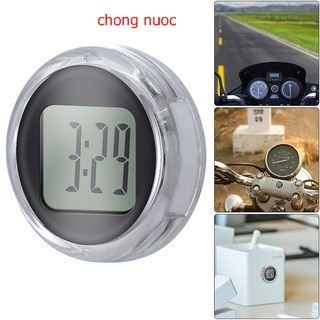 Đồng hồ mini gắn xe máy >chống nước<