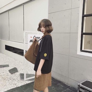 Áo tay lỡ form rộng unisex nam-nữ. drap gối codipa
