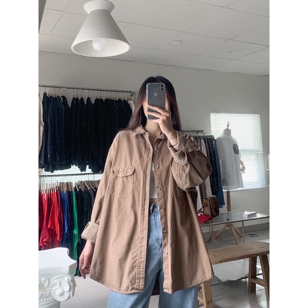 2HAND SHIRT - SƠ MI NHUNG TĂM - CUMEO 🍃