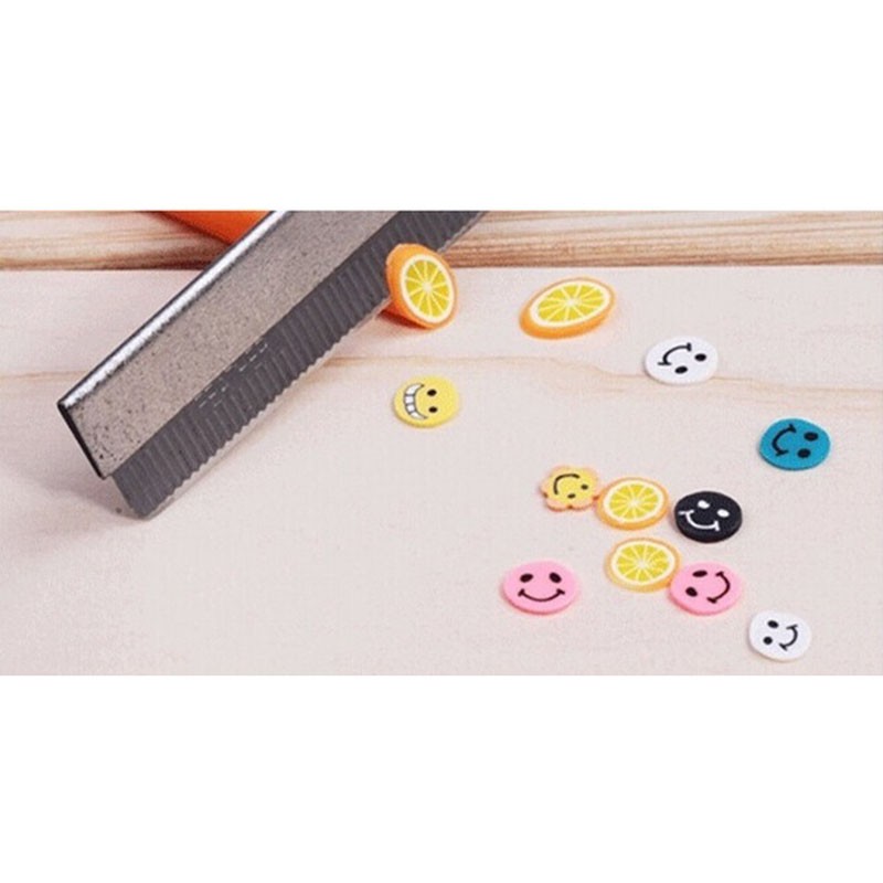 Set 1000 Miếng Dán Móng Tay 3D Hình Động Vật Trái Cây Đất Sét DIY