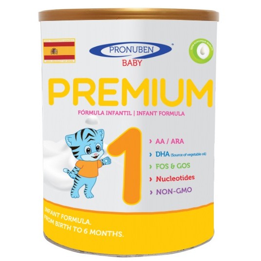 Sữa Pronuben – Hổ xanh 1 cho trẻ từ 0-6 tháng tuổi 400g