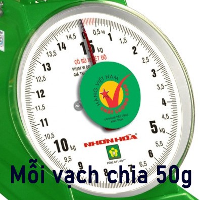 Cân đồng hồ Nhơn Hòa chính hãng 15kg độ chính xác cao