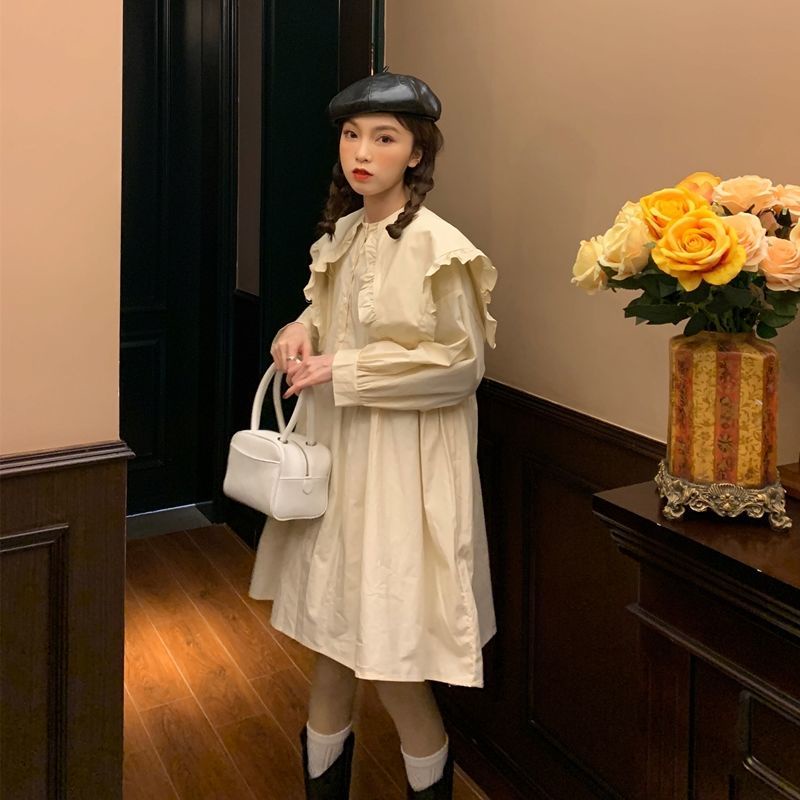 Đầm babydoll dáng rộng phong cách Hàn Quốc cho nữ