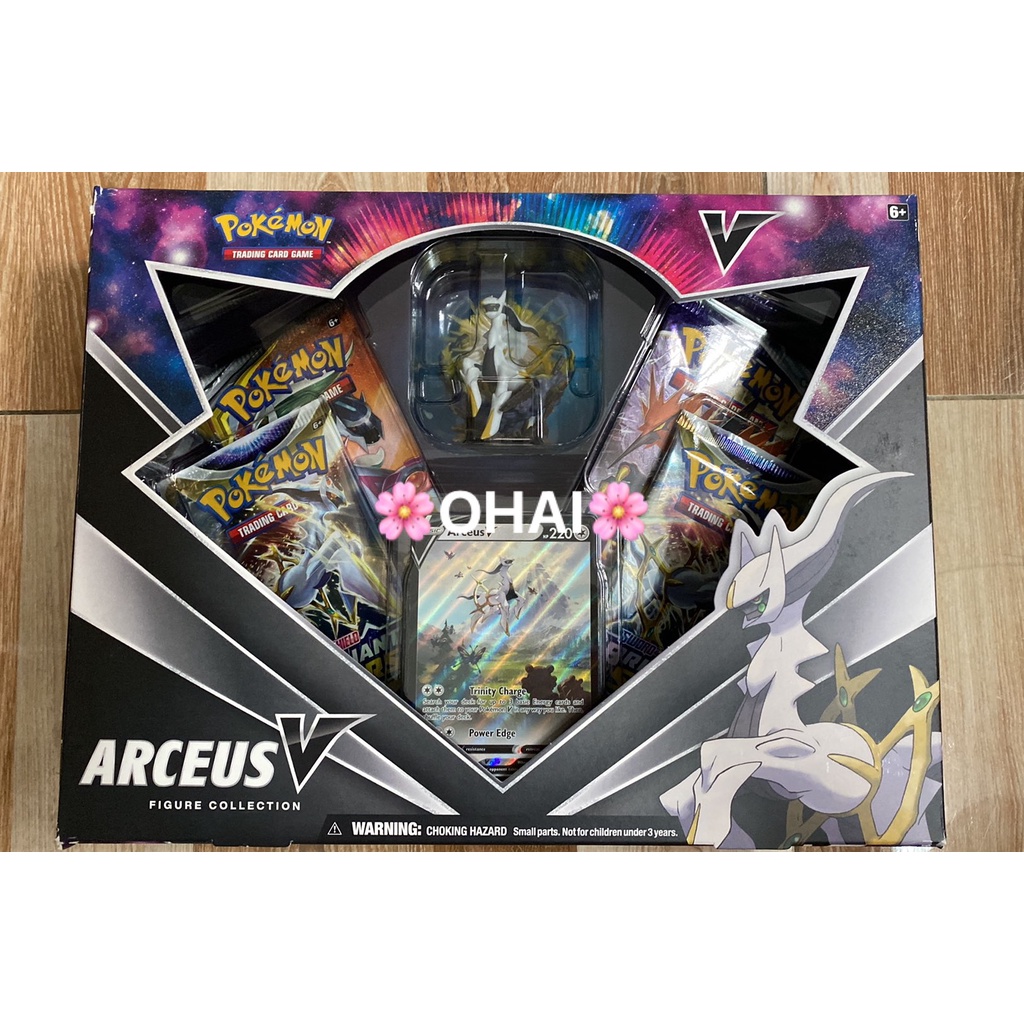 Hộp Bộ Sưu Tầm Thẻ Pokemon Gồm Pack Cosmic Esclip và Brilliant Star Kèm Mô Hình Arceus Chính Hãng