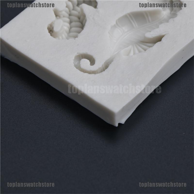 Khuôn Silicone Tạo Hình Cá Ngựa Trang Trí Bánh