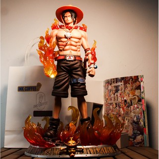 Mô hình Ace GK studio sáng đèn cao 41cm nhân vật One piece CÓ ẢNH CHỤP THẬT