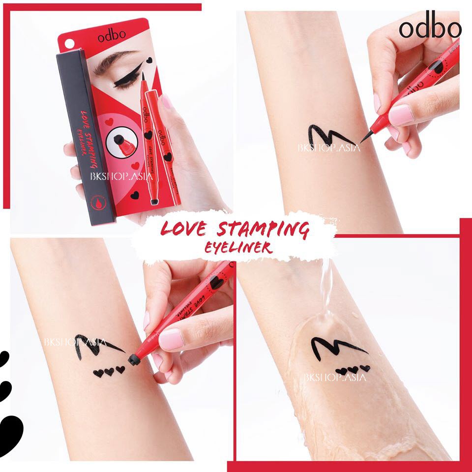 [ An Toàn - Kháng Nước] Kẻ Mắt Nước Odbo Love Stamping OD353