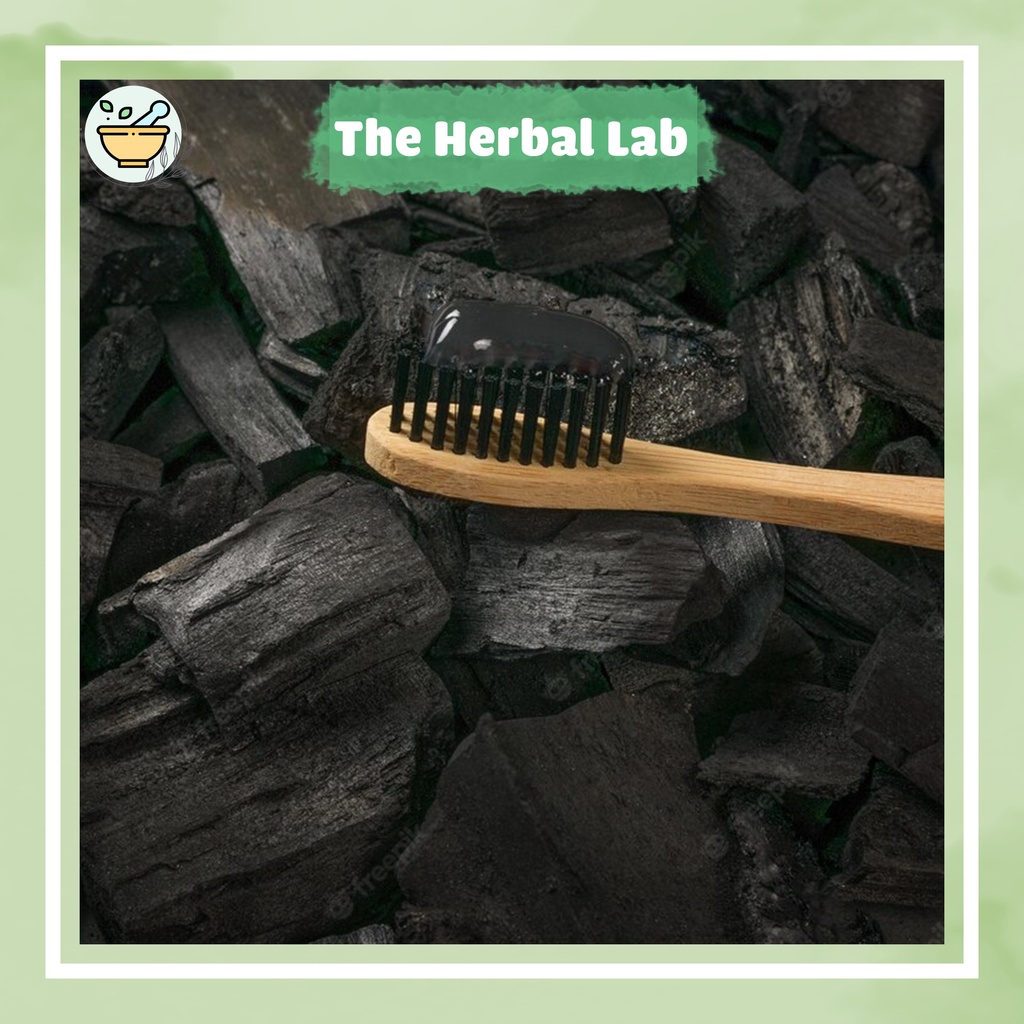 [THE HERBAL LAB] BỘT THAN TRE làm sáng răng tự nhiên + TẶNG BÀN CHẢI ĐÁNH RĂNG GỖ TRE HỮU CƠ