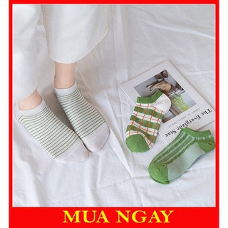 Tất Nữ Cổ Ngắn Phong Cách Xanh Trẻ Trung TN63