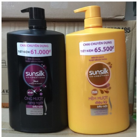 M168 Dầu Gội Sunsilk 1,4kg Vàng Và Đen